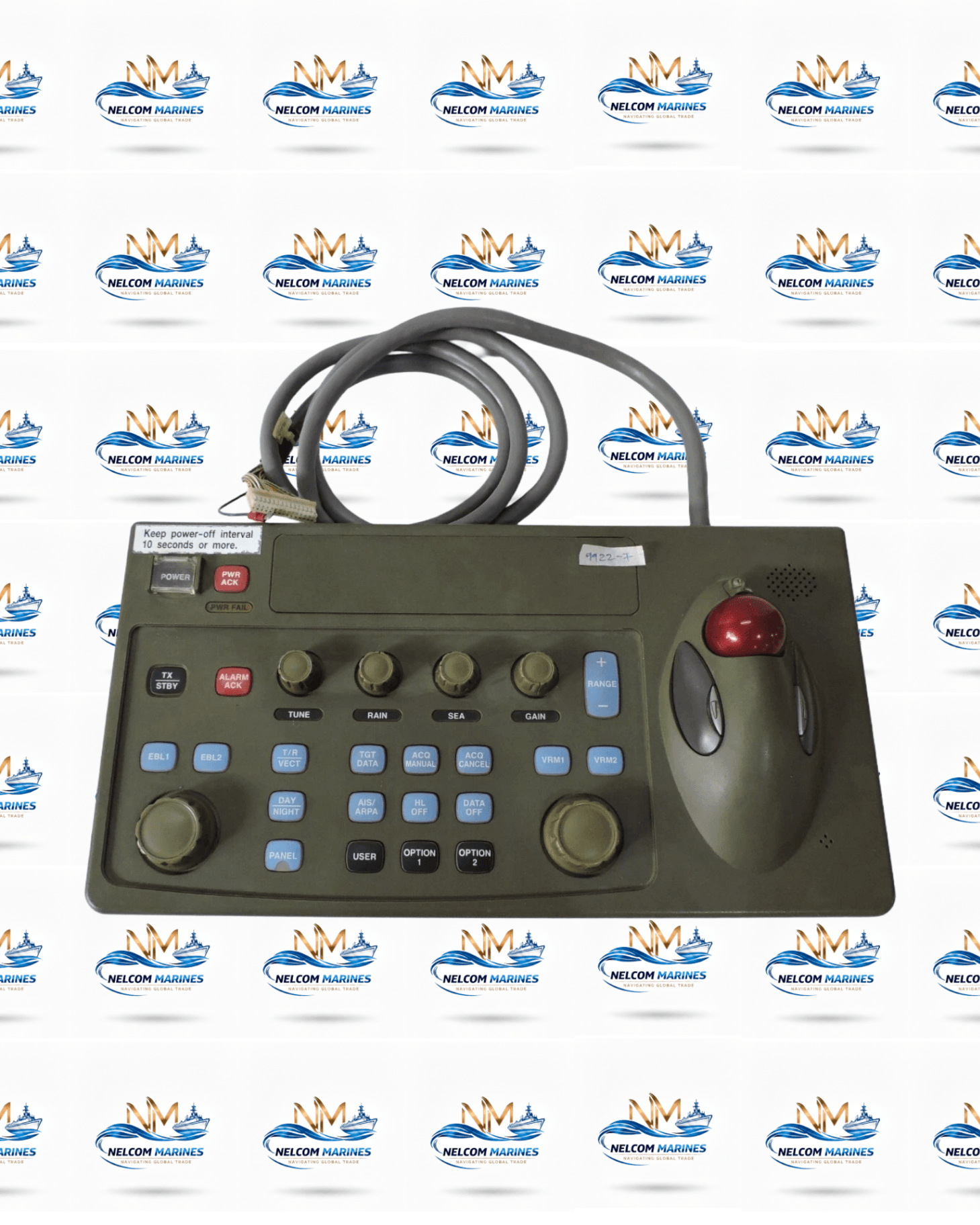 USED / REFURBISHED NCE-7721 RADAR & ECDIS KEYBOARD CONTROL UNIT - Marine Spare Parts